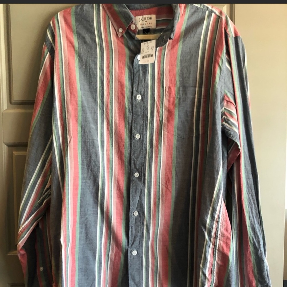 J.Crew mens stripped button down